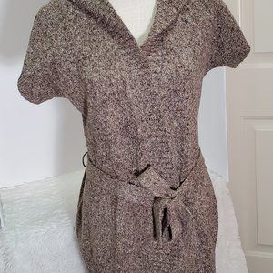 Michael Kors Size Small Short Sleeve Brown Hooded